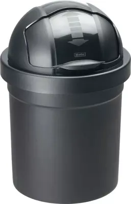 Zdjęcie produktu dla Rotho Roll Bob, 30 l, Czarny, Ręczny, 35,5 cm, 595 mm, 383 mm
