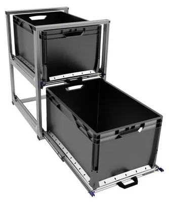 Produktbild von Regal/Auszug Kastenwagen 600x400, 2 Auszüge