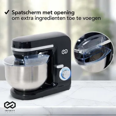Produktbild von Küchenmaschine – Küchenmixer – 5-Liter-Edelstahl-Rührschüssel – Küchenroboter – Küchenmaschine – ink