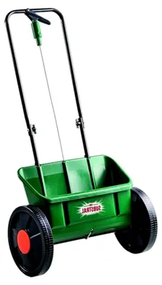 Produktbild von EvenGreen Kastenstreuwagen mit großen Rädern für die Ausbringung von Dünger, Samen, Kalk und Sand, 1 Stück
