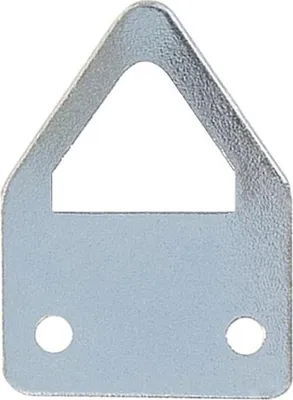Produktbild von Linsenkopfbeschlag Schrankaufhänger Bilderösen Aufhängeösen - Größe: 23x17x0,8 - Menge: 100