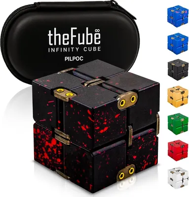 Produktbild von Fidget Cube – Authentisches, s sensorisches Spielzeug – Hochwertige Schutzhülle – Stresswürfel – Angstlinderung – ADHS
