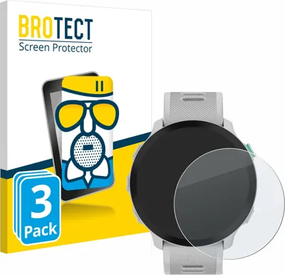 Produktbild von 3x BROTECT Entspiegelungs Schutzglas für Garmin Forerunner 55 Schutzfolie Panzer Folie Glas Display Schutz matt