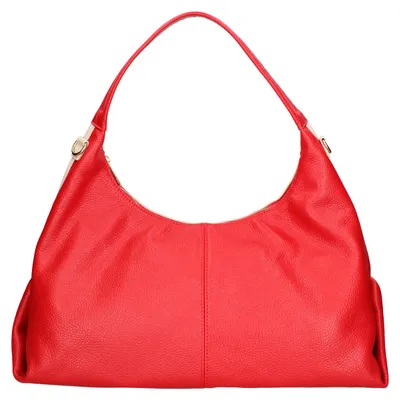 Zdjęcie produktu dla Damska Torba na Ramię ze Skóry Naturalnej Dollaro Kogniak Regulowany Pasek Cognac and Beige UNICA 45x30x16 cm