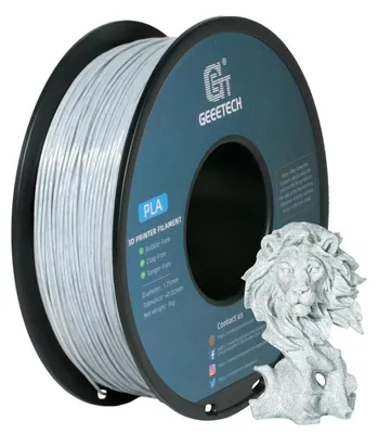 Produktbild von 3D-Drucker Filament - PLA 1,75 mm - Marmor-Effekt - Verwicklungsfrei - 1 kg Spule - Vakuumverpackt - Rosa