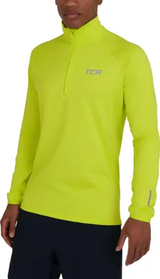 Produktbild von TCA Herren Winter Run Langarm Laufshirt mit Reißverschluss - Licht Grün, XXL