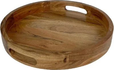 Produktbild von Kaheku Tablett Cortes rund Akazie 40 Ø  1266001902