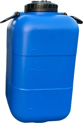 Produktbild von Weithalsfass 25 Liter Sauerkrautfass Kunststoff Regen Fass Gepäcktonne Camping blau