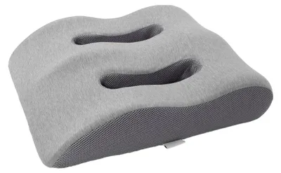 Produktbild von Beinkissen aus Memory-Schaum mit ergonomischem M-Design, Ischias-Entlastung und abnehmbarem Bezug