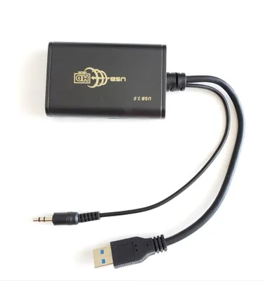 Produktbild von Kabel konwertera USB 3.0 na HDMI, 1080P, kabel audio, HOPE R