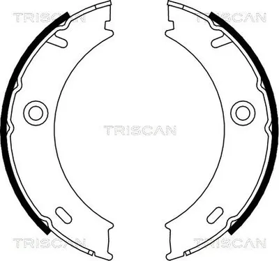 Produktbild von TRISCAN Bremsbackensatz Feststellbremse 8100 23025