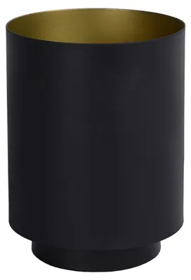 Produktbild von Nachttischlampe Metall rund Ø 12 cm 16 cm Schwarz E14 Modern Nachttischleuchte