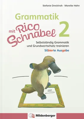 Produktbild von Grammatik mit Rico Schnabel, Klasse 2 - silbierte Ausgabe