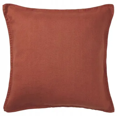 Produktbild von IKEA DYTAG Kissenbezug Rotbraun Leinen 50x50 cm