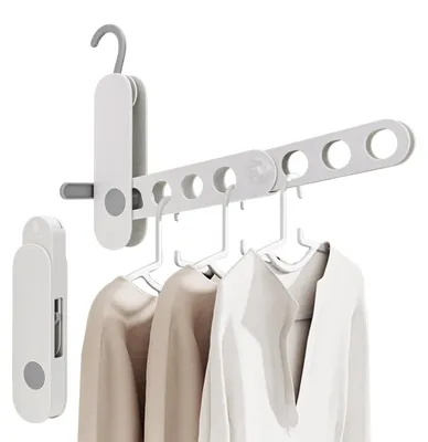 Produktbild von 2-Pack Faltbare Reisehänger für Kleidung und Handtücher