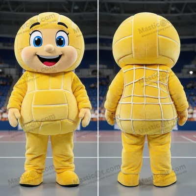 Immagine prodotto di Mascotte MASTICOT Gonfiabile Divertente a Forma di Rete da Pallavolo Gialla