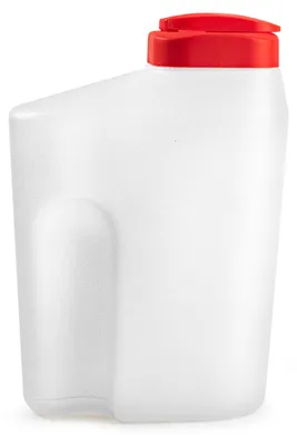 Produktbild von Groser Saftkrug/Schenkkan Karaffe mit Spenderdeckel - 2,5 Liter/2500 ml - weis - Kunststoff