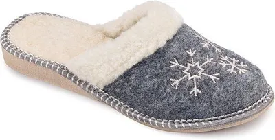 Productafbeelding van Slippers dames 37-42 - vilt - warme huis slippers - comfortabel voor binnen