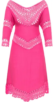 Productafbeelding van SIDONA Tuniekjurk voor dames, mini-model met gebreide details, maat M-L