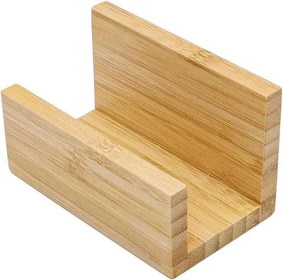 Immagine prodotto di Porta biglietti da visita in legno verde lucido