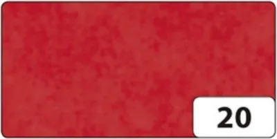 Produktbild von folia Transparentpapier (B)700 x (L)1 m 42 g/qm rot auf Rolle, 1 Stück