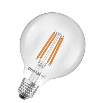 Produktbild von OSRAM LED Lampe LAMPS ENERGY CLASS A höchste  Filament CLASSIC Globe 5W 840 Clear E27 Neutralweiss 4058075839526
