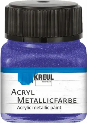 Produktbild von KREUL Acryl Metallicfarbe Violett 20 ml