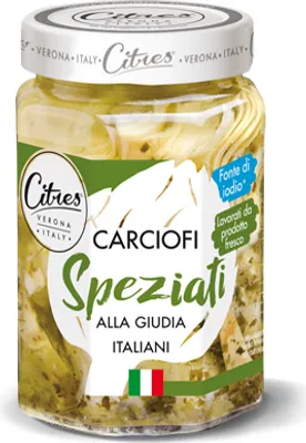 Produktbild von Gewürzte Artischocken Carciofi Giudea 290g - Citres