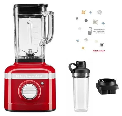 Produktbild von KitchenAid K400 Standmixer Smoothiepaket Empire Rot