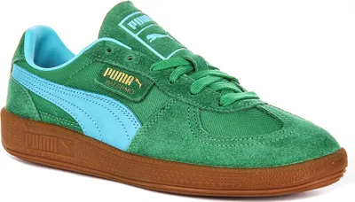 Produktbild von Puma Palermo Vintage in Grün Blau – 6 UK - 39 EU - 7M/8.5F US / Green