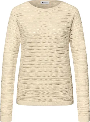 Produktbild von Street One u-boat structure sweater soft beige 40