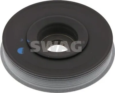 Produktbild von SWAG 62 92 9333 Riemenscheibe Kurbelwelle für FORD Fiesta Mk6 Schrägheck (JA8, JR8) 154mm 5-Rippen