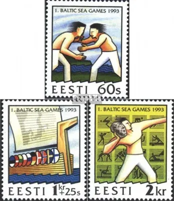 Produktbild von Briefmarken Estland 1993 Mi 207-209 (kompl.Ausg.) postfrisch Nationalepos