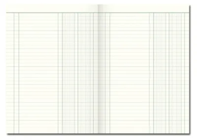 Produktbild von König & Ebhardt 8614572 Geschäftsbuch A4 2 Spalten, 32 Zeilen blau
