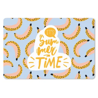 Produktbild von MuchoWow® Mauspad Mousepad Sommer - Banane - Rosa 27x18 cm - Mousepads - Maus Mat - Pad - Mausunterlage - Büroartikel - Desk Matten