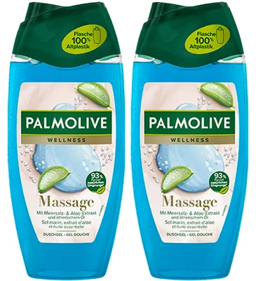 Obrázek produktu pro Palmolive Wellness masážní gel s mořskou solí a aloe 250 ml balení po 2 kusech