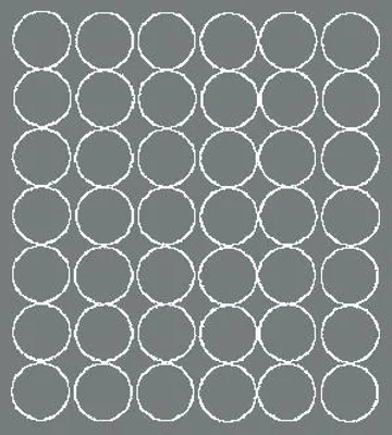 Immagine prodotto di Adesivi rotondi, diametro 3 cm, 42 pezzi, grigio lucido