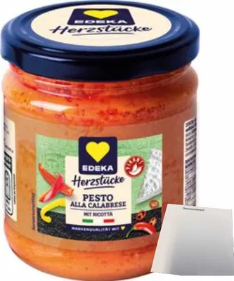 Produktbild von EDEKA Pesto Calabrese (190g Glas) + usy Block