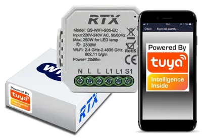 Zdjęcie produktu dla TUYA Przekaźnik sterowany WiFi POMIAR ENERGII