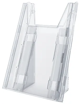 Produktbild von DURABLE Prospektspender COMBIBOXX® A4 hoch, 859019 transparent