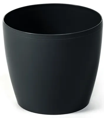 Produktbild von Lamela Blumentopf | Magnolia | Glanz | Schwarz | 25 cm