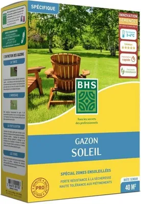 Obrázek produktu pro Trávník - BHS - Sun Lawn 1kg - odolný vůči středomořskému klimatu a suchu