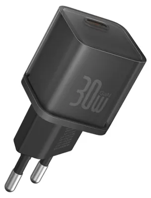 Zdjęcie produktu dla Ładowarka sieciowa Baseus GaN5S, szybkie ładowanie 30 W, 1 x USB typu C, czarna "P10162504113-00" - 6932172648664