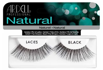 Produktbild von Ardell Kunstwimpern, Modell "Natural Lacies", Farbe Schwarz