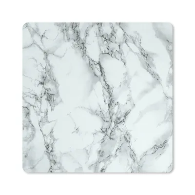 Produktbild von MuchoWow® Mauspad Mousepad Marmor - Adern - Schwarz 30x30 cm - Mousepads - Maus Mat - Pad - Mausunterlage - Gaming