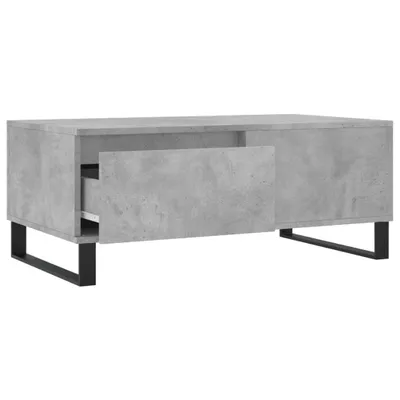 Obrázok produktu pre vidaXL Konferenčný stolík Concrete Grey 90x50x36,5 cm Drevo Materiál