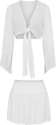Produktbild von LSCN by Lascana Crepebluse creme Größe 42