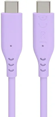 Obrázek produktu pro PremiumCord Silicone USB-C 60W 480Mbps Purple 1,5 m USB kabel