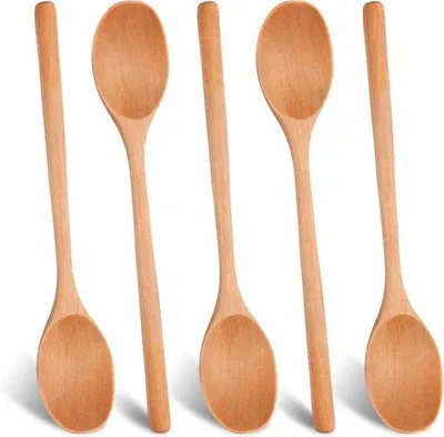 Produktbild von Holzlöffel-Set 5-teilig für Küche und Restaurant
