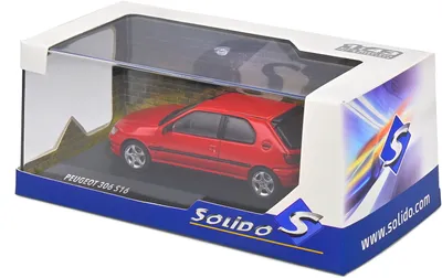Produktbild von Solido 421438213 Peugeot 306 GTI S16 2002 rot 1:43